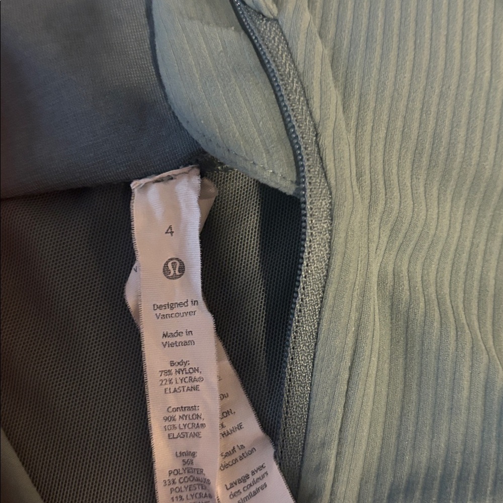 Lululemon Ribbed Green Define Jacket - Picture 3 of 4
